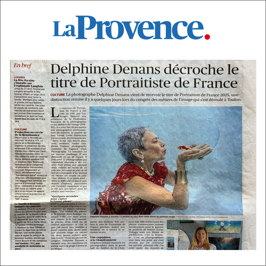 Portraitiste de France en Aquatique